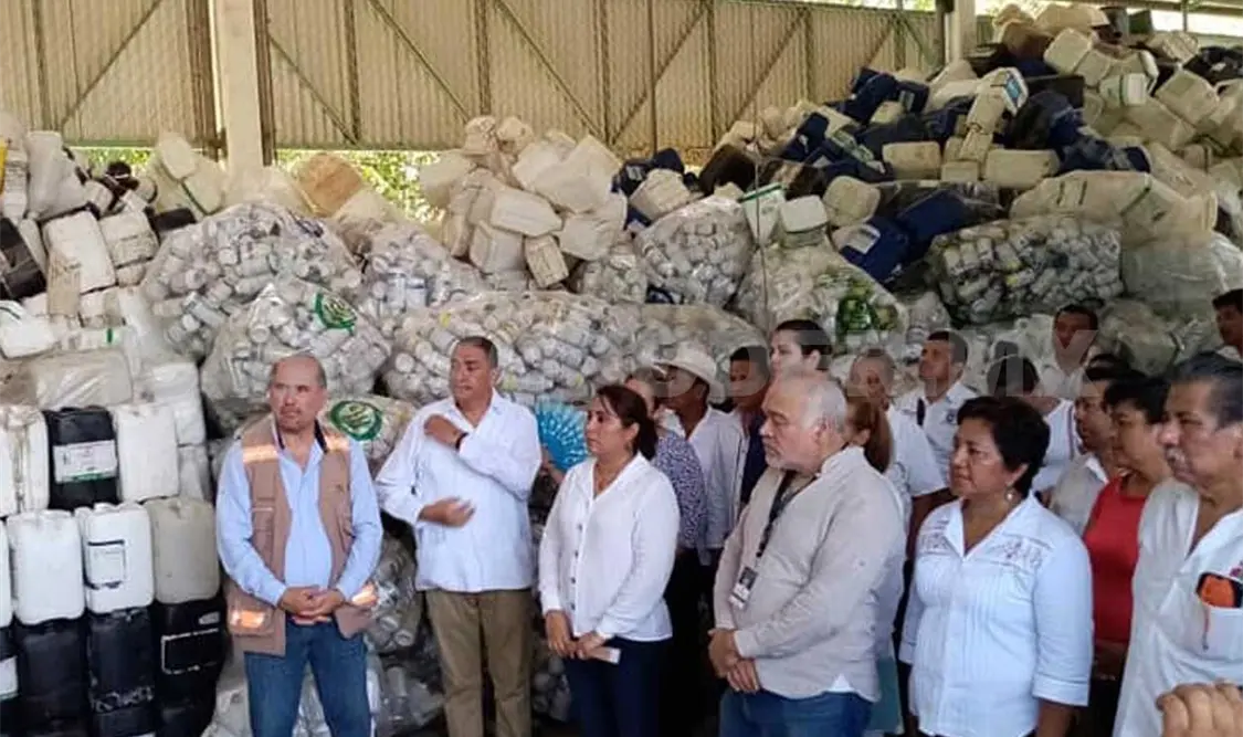 Esta recolección se logró gracias al trabajo coordinado con la asociación civil Amocali y los 16 ayuntamientos pertenecientes a la Jurisdicción Sanitaria número VII. CP