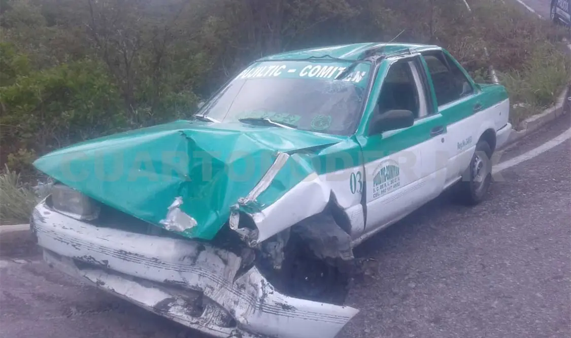 Fue alrededor de las 16:30 horas que ocurrió el accidente a la altura del kilómetro 42, en la Curva de la Tortuga. Juan Orel / CP