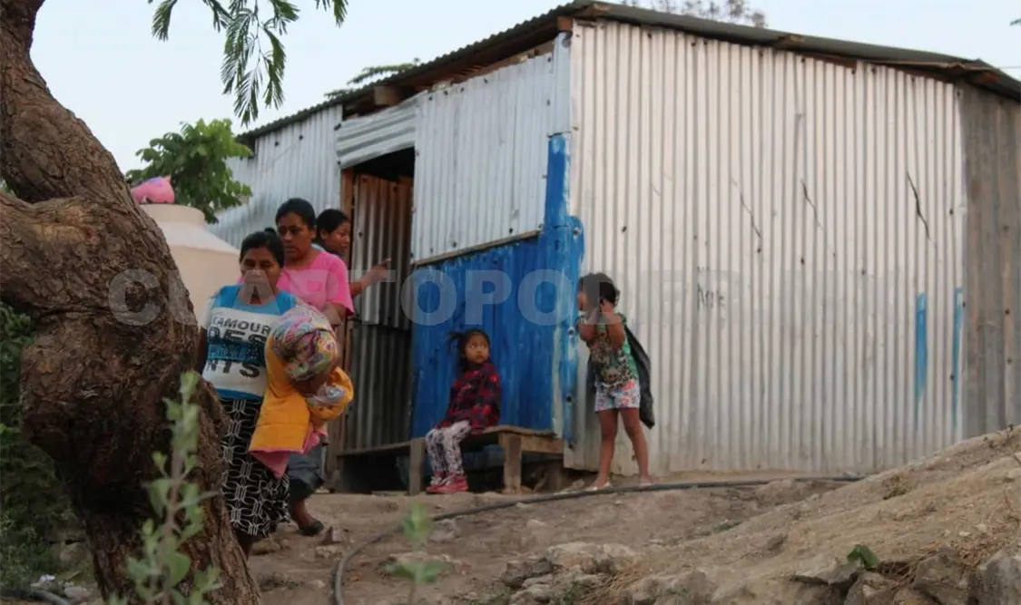 La pobreza ha hecho que la ciudadanía no construya con buenos materiales. Andrés Domínguez / CP