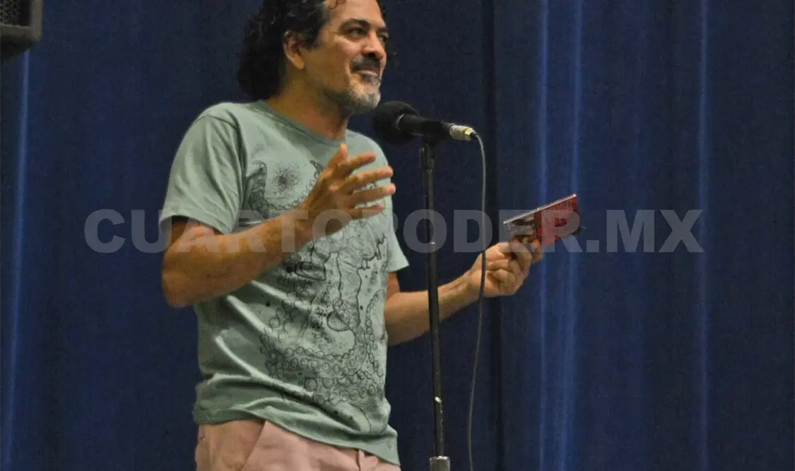 Raymundo Zenteno en un evento a beneficio de Radiombligo. Darwin Mendoza