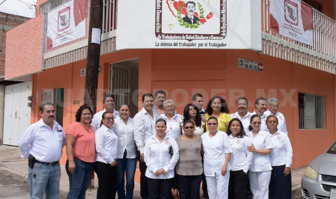 La Sección 03 del sindicato de salud pide no amedrentar laboralmente a sus compañeros. Guillermo Ramos / CP