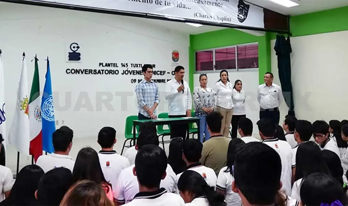 La Red Nacional Jóvenes Unicef impartió el Conversatorio de Derechos Humanos con el tema “Jóvenes Unicef-ONU”. CP