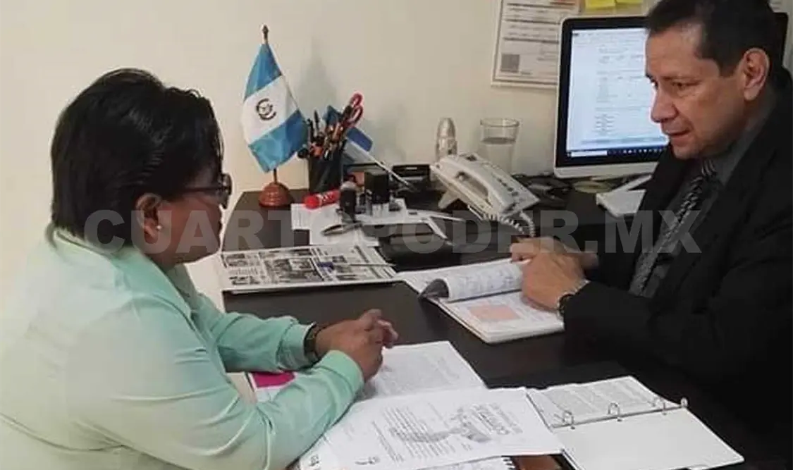 Atención del vicecónsul con las autoridades mexicanas por el caso de una menor violada. Cortesía