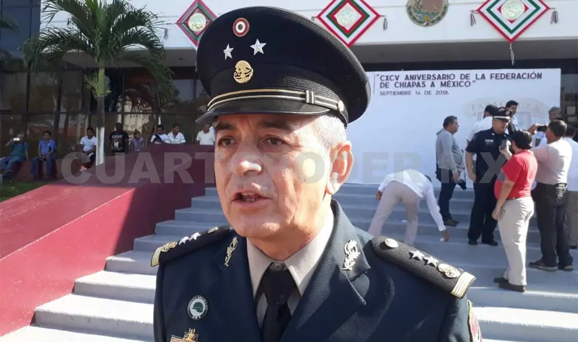 El comandante Hernández Sánchez dijo que “al gobierno de México le importa la vida de las personas”. Rafael Victorio / CP