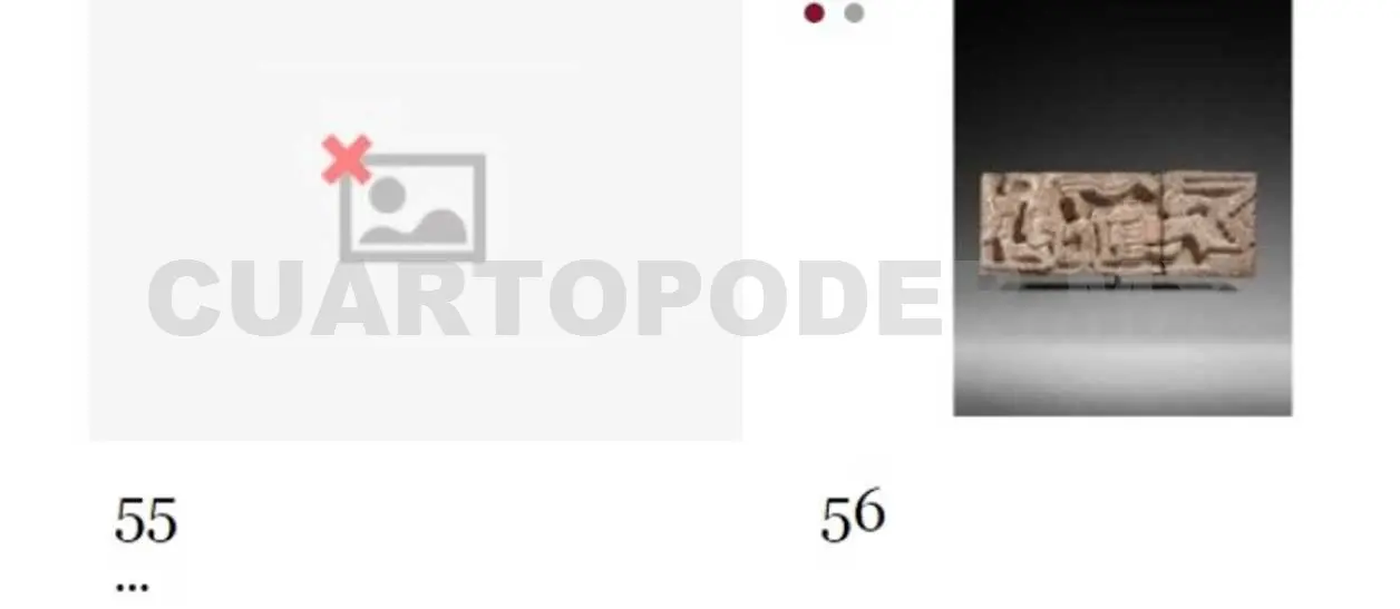 La pieza tenía un precio de salida de 27 mil dólares. Cortesía
