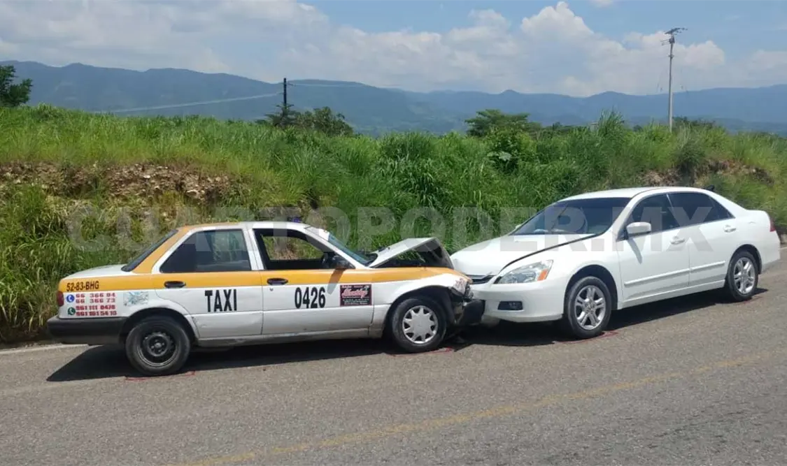 Encontronazo carretero deja a cuatro lesionados