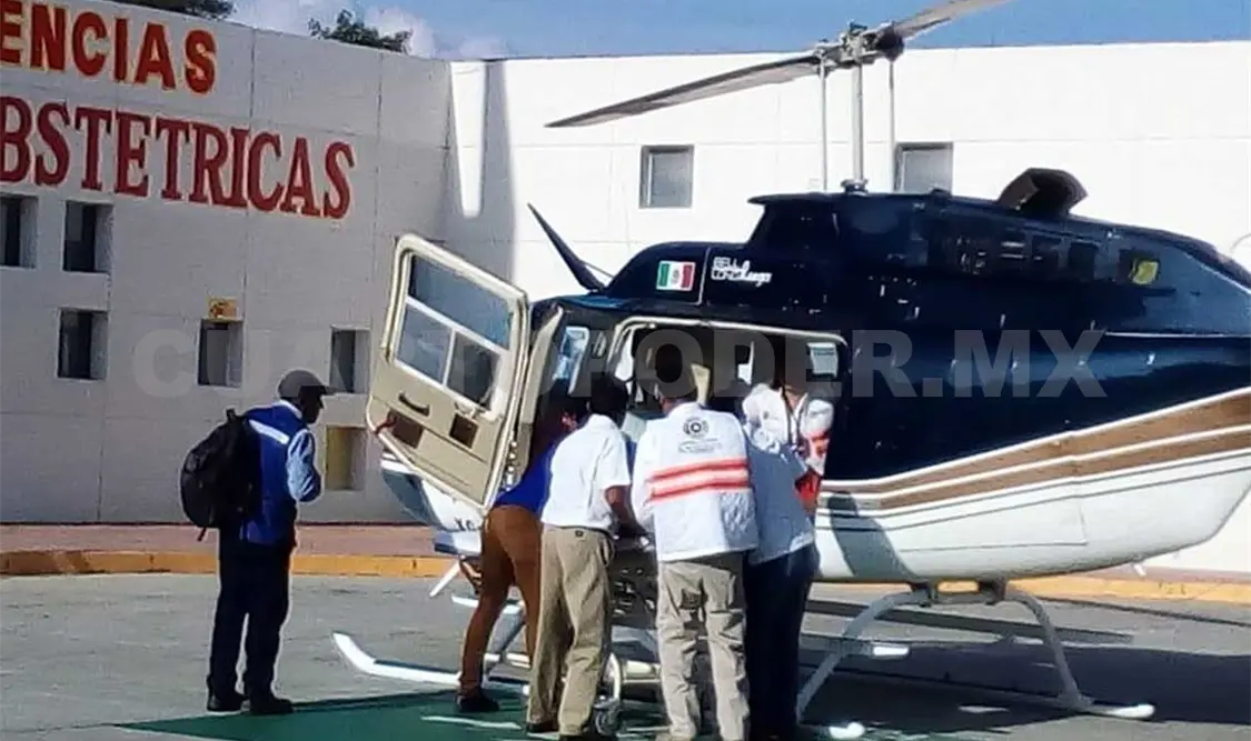 Obrero cae de puente y es hospitalizado
