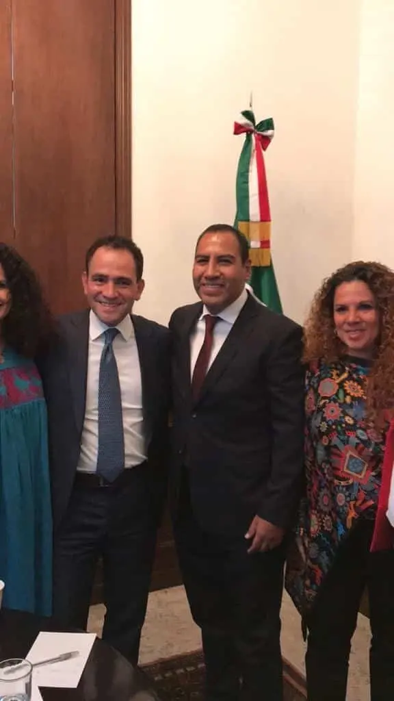 Ratifica el senador Eduardo Ramírez, la petición de reducir el IVA a la frontera sur. Cortesía