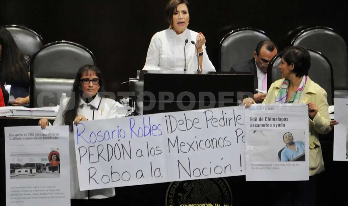 Inhabilita SFP por 10 años a Rosario Robles