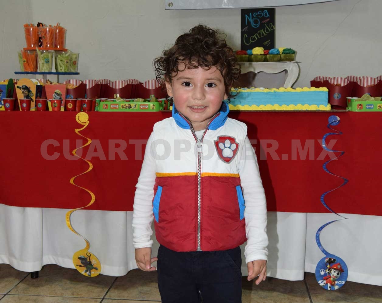 Mateo cumplió tres añitos
