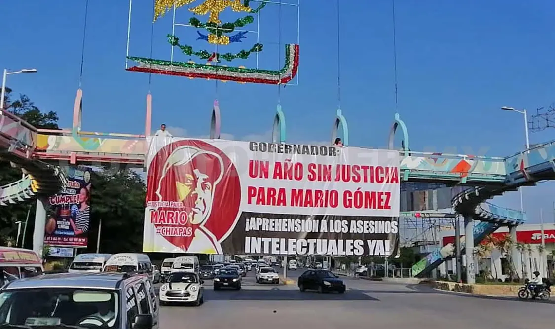 Mario Gómez, un año sin justicia