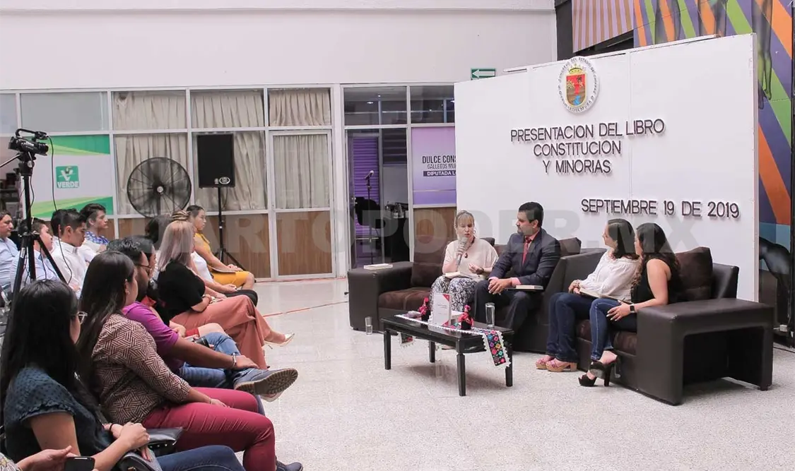 Presentan en el Congreso el libro, “Constitución y minorías”