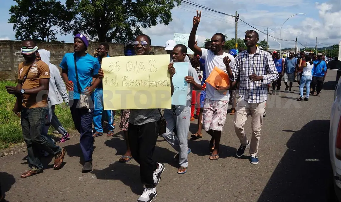 Libertad de tránsito piden africanos