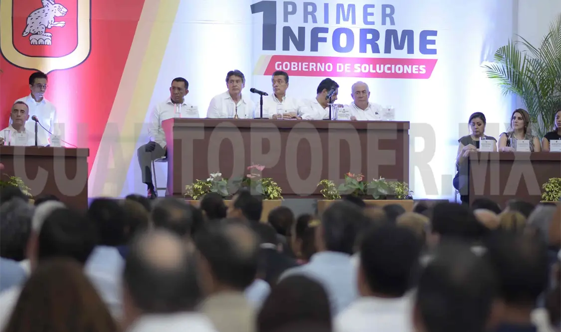 El Ayuntamiento presentó este martes su Primer Informe de Gobierno. Guillermo Ramos / CP