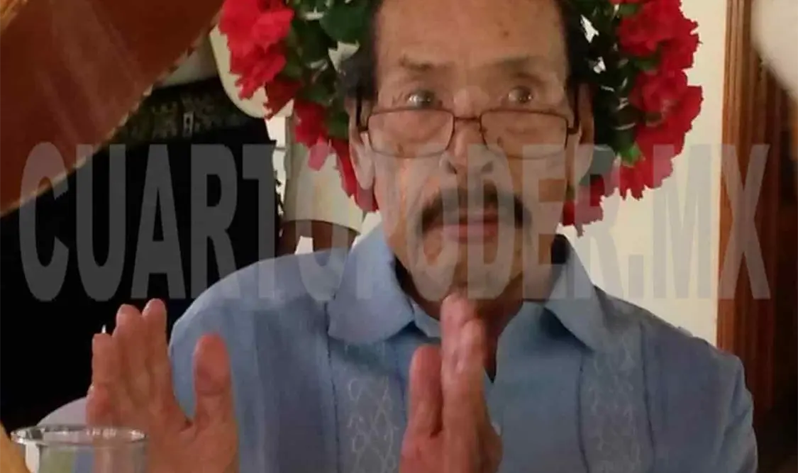 En esta foto Eliseo Mellanes celebraba el cumplean~os nu´mero 98 en el 2014.Cortesía