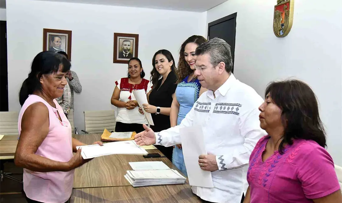 Un total de 54 personas cuentan con la certeza jurídica de su propiedad. CP