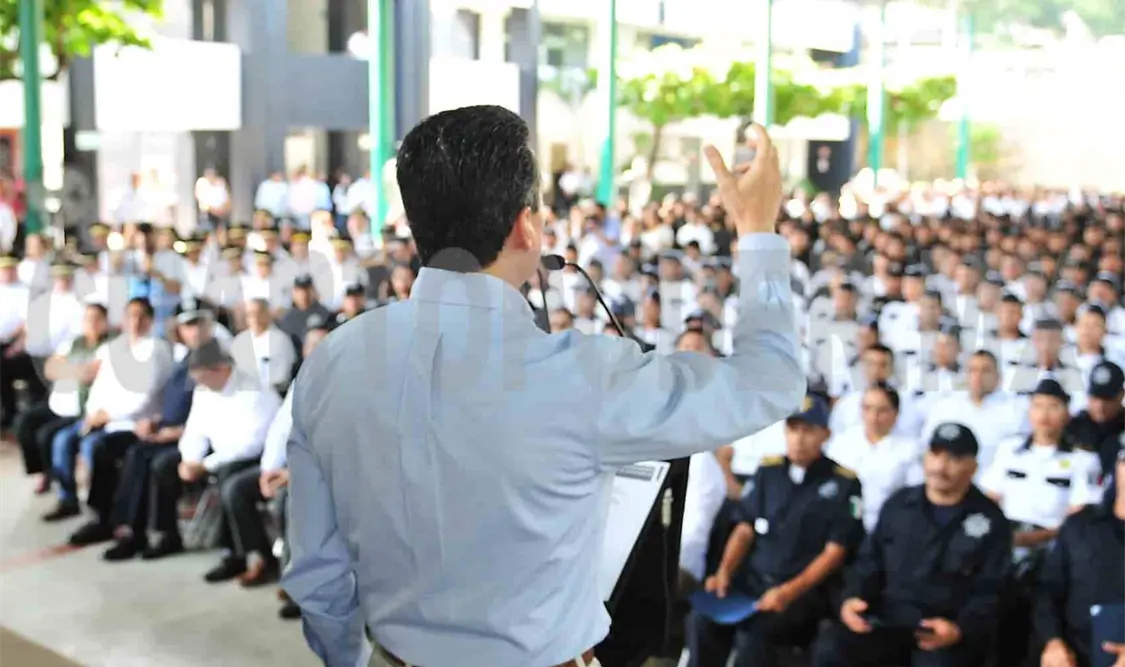 El mandatario señaló que el actuar policial en Chiapas es responsable y comprometida. Cortesía