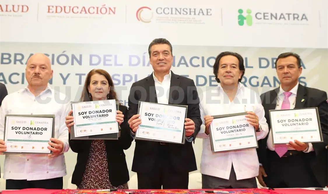 Encabeza Rutilio Día Nacional de la Donación de Órganos