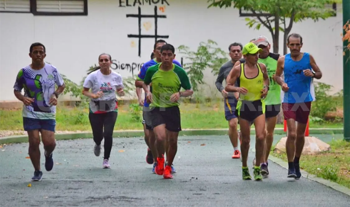 A correr para apoyar a Óscar de los Santos