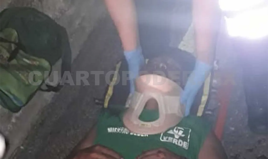 Vehículo “fantasma” embiste a peatón