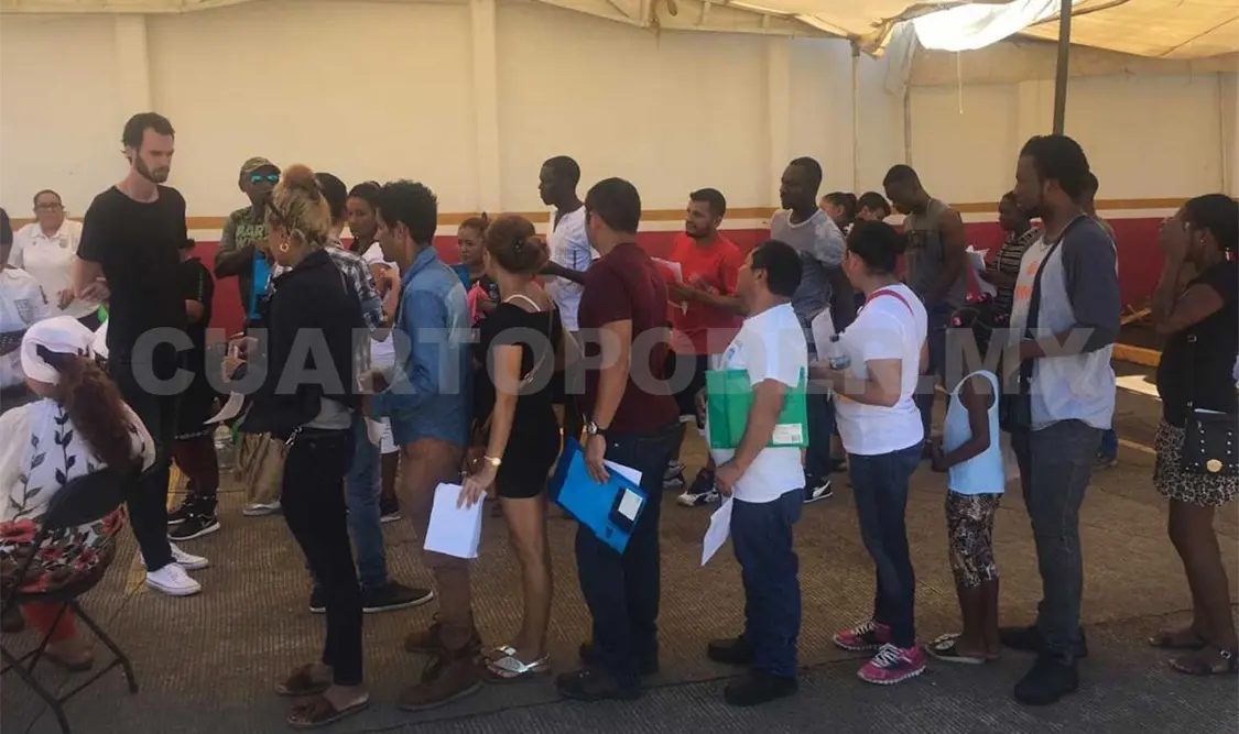 La autoridad migratoria es la única instancia que presta el servicio a los migrantes de manera personal y gratuita. Rafael Victorio / CP
