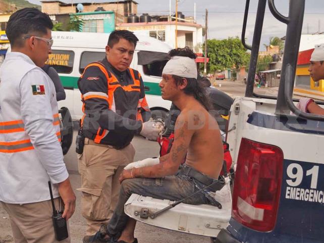 Machetean a hampones tras robo frustrado Machetean a hampones tras robo frustrado