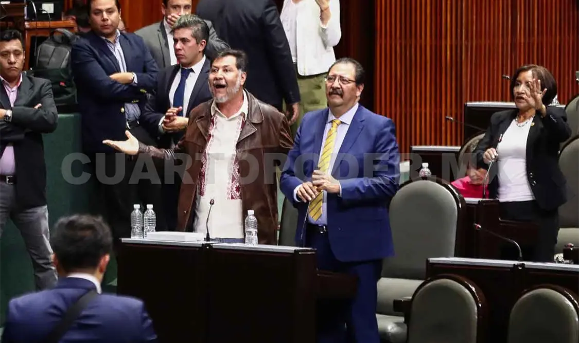 Noroña llama “bocona” a diputada del PAN