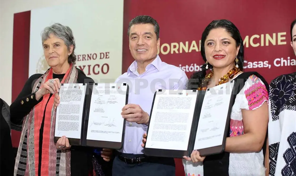 Firma REC y Cultura convenio para impulsar cine indígena