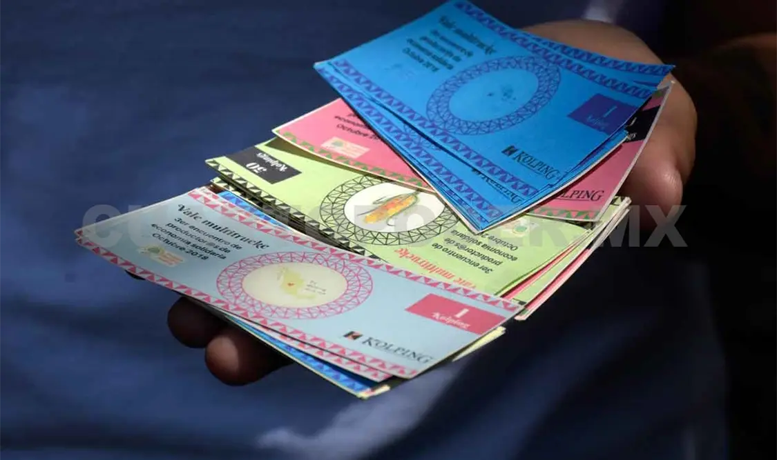Kolping, moneda social que impulsan productores