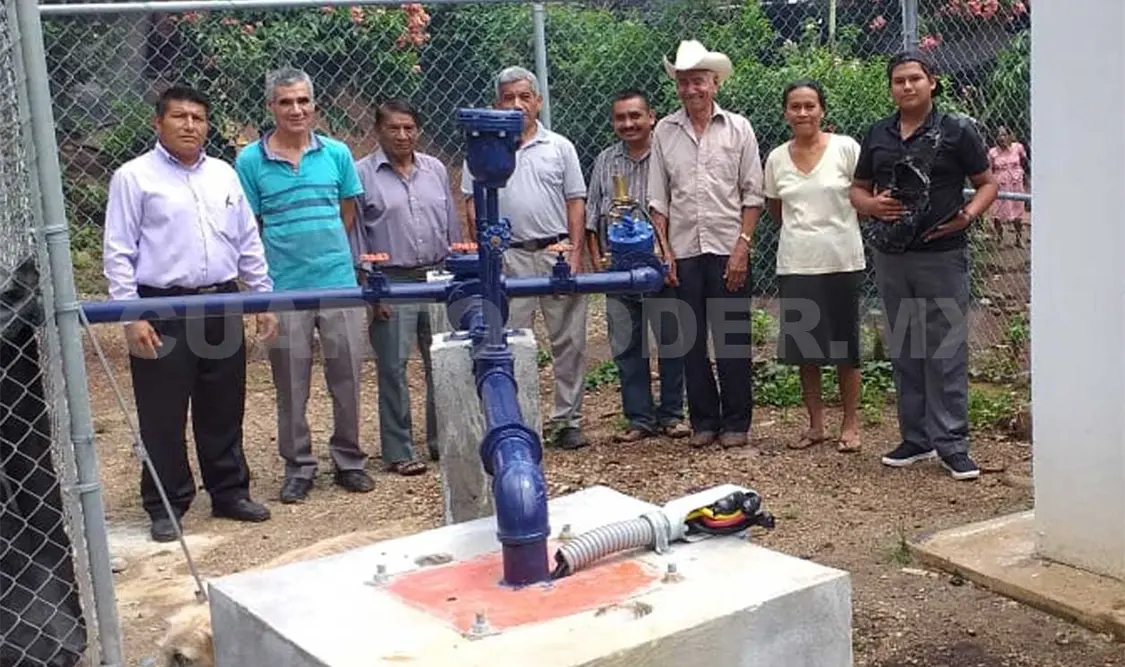 Tras seis años, por fin cuentan con agua potable