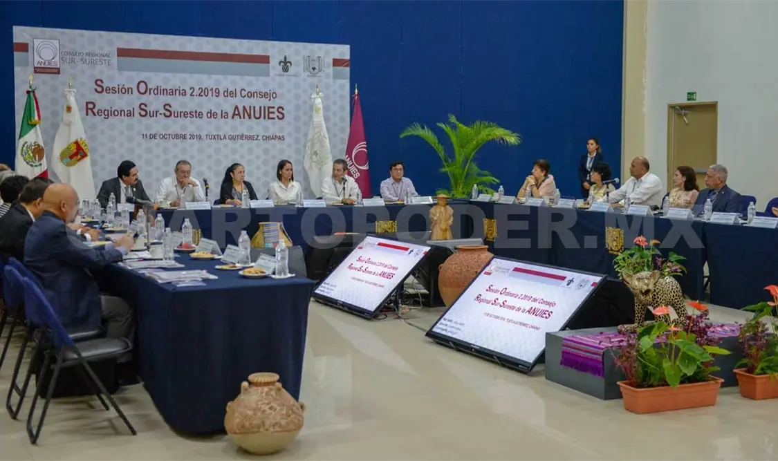 Unach fue sede de sesión de la Anuies