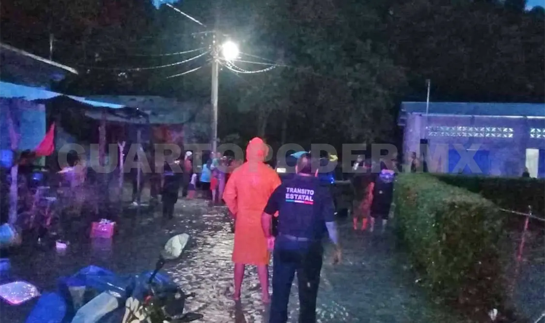 Se desbordan ríos en Escuintla y Acapetahua