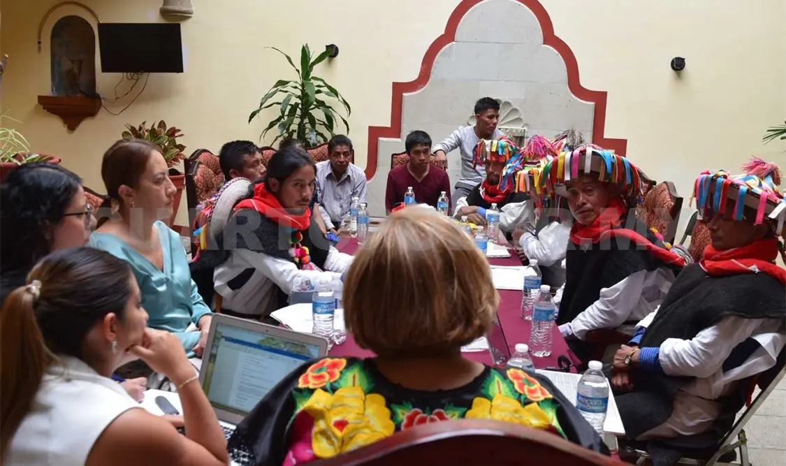 Reunión de trabajo con miembros de la Comisión Interamericana. Cortesía