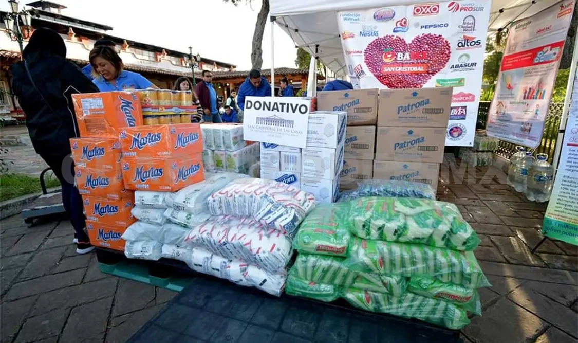 Un éxito la campaña de recolección de víveres