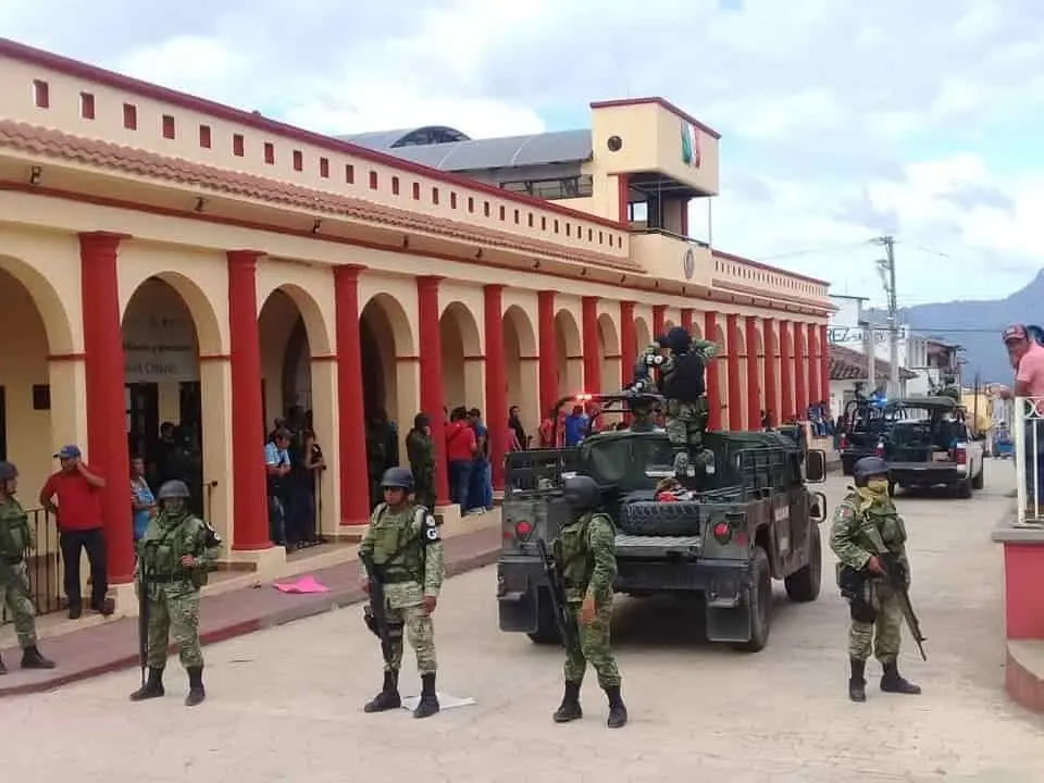 La Guardia Nacional tomó el control del municipio para restablecer el orden. CP
