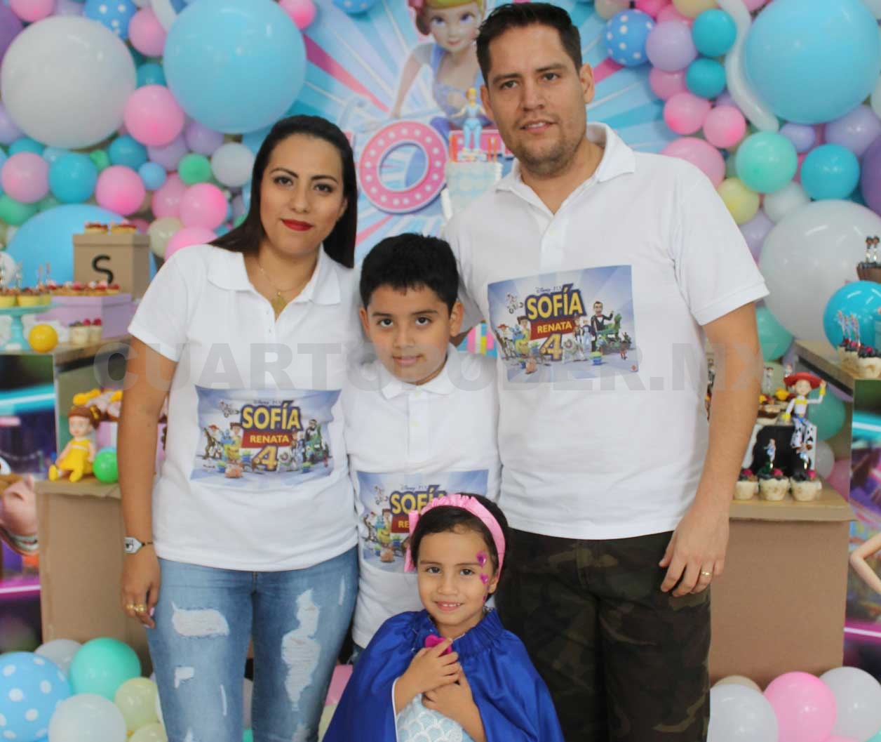 Sofía cumplió 4 añitos