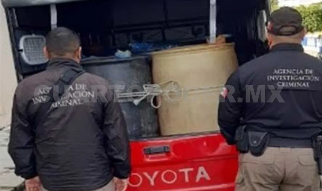 Aseguran mil litros de hidrocarburo