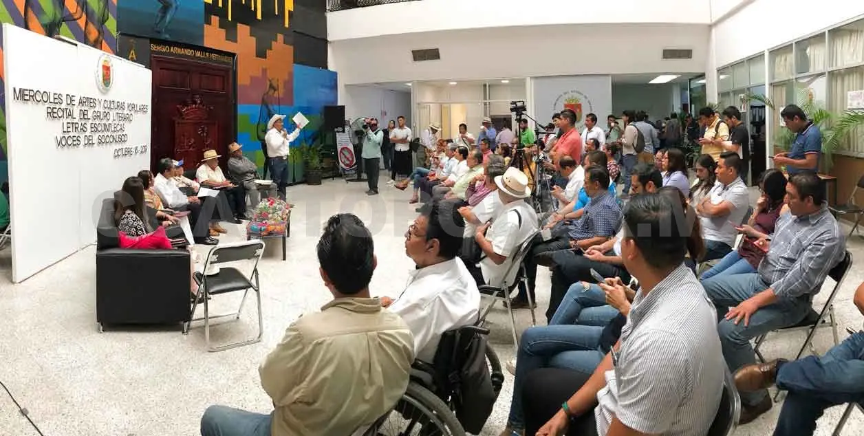 Realizan presentación de grupo “Letras Escuintlecas”