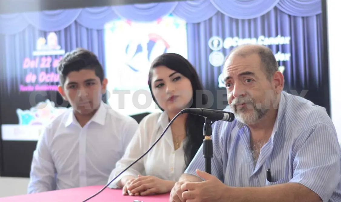 En rueda de prensa en la que dieron a conocer las actividades del festival. Darwin Mendoza