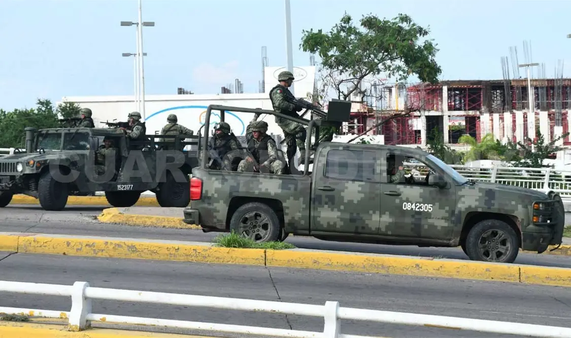 Autoridades se suman a las tareas exclusivas de vigilancia en Culiacán. Twitter