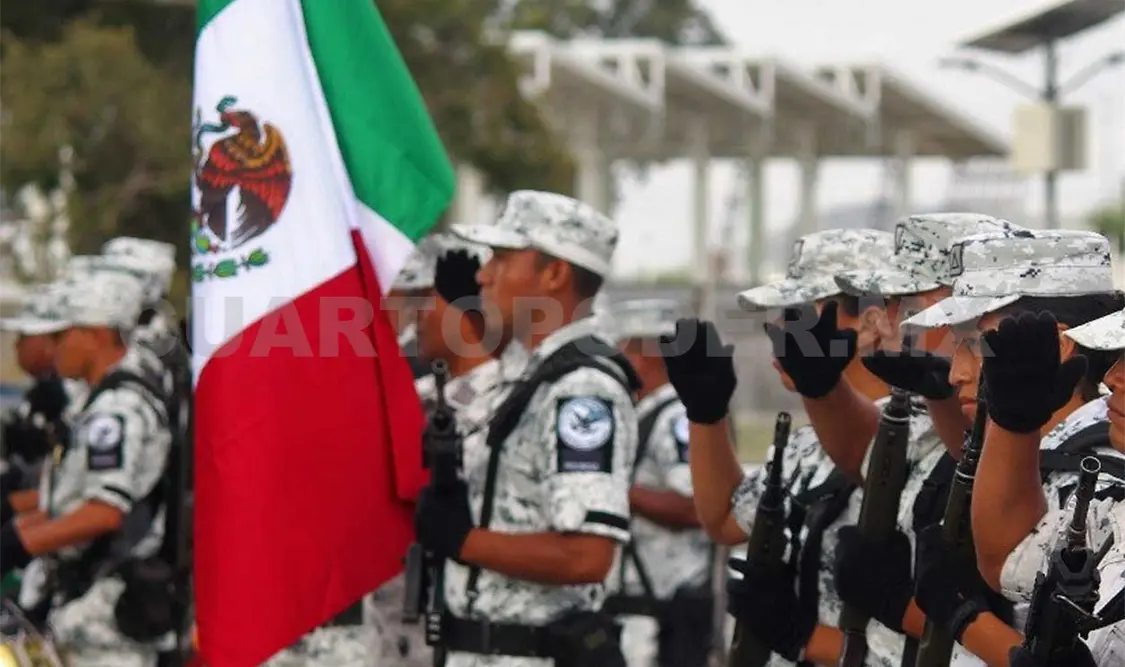 La Guardia Nacional fue instalado hace poco por el presidente Andrés Manuel López Obrador. Cortesía
