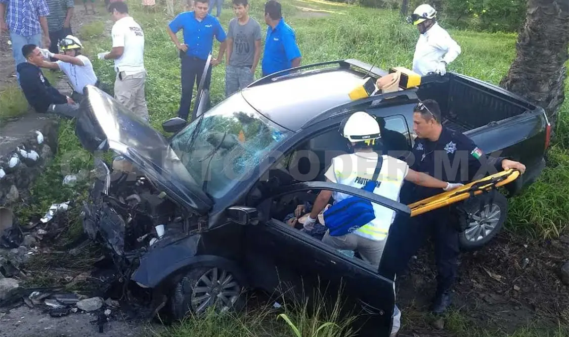 Se informó que los hechos ocurrieron a la altura de la comunidad Villa las Rosas, sobre la carretera Puerto Madero-Tapachula. Rafael Victorio / CP