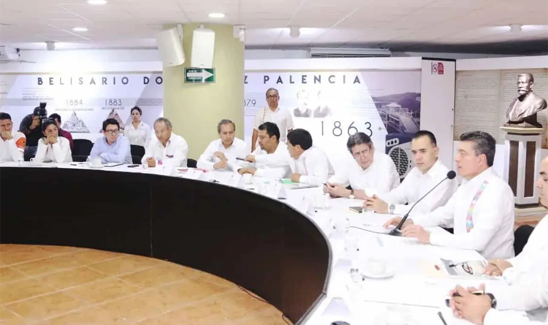 El mandatario encabezó la Reunión Emergente sobre la Problemática del Déficit de Lluvias y Acciones de Prevención y Mitigación. CP