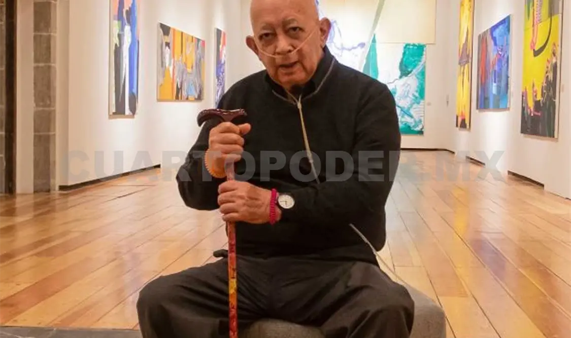 Aceves trabajó como asistente de David Alfaro Siqueiros, en 1952, para la realización de los murales de la Torre de Rectoría. Cortesía