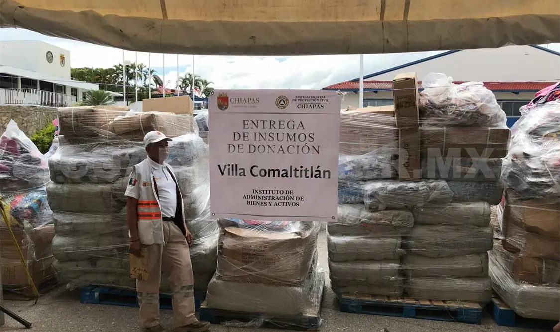 Entregan 46 toneladas de ayuda humanitaria