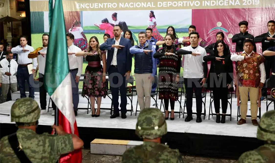 Escandón inaugura Encuentro Nacional Deportivo Indígena