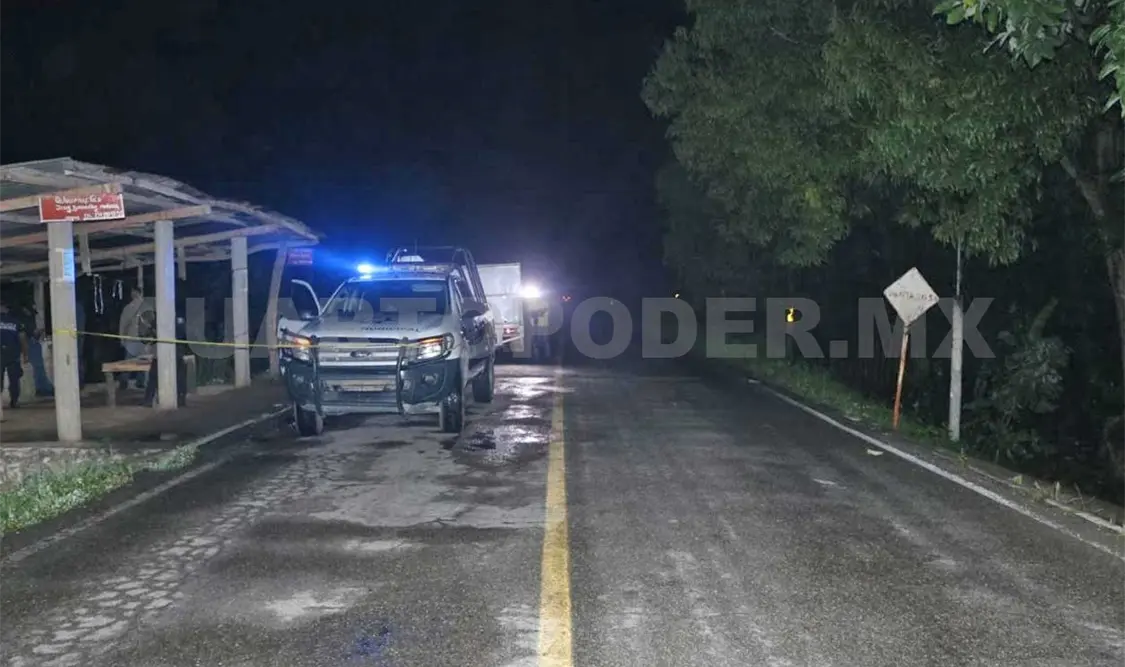 Las personas eran trasladadas en una patrulla al hospital de Tapachula, pero Conrado Ruiz García falleció en el trayecto. Rafael Victorio / CP