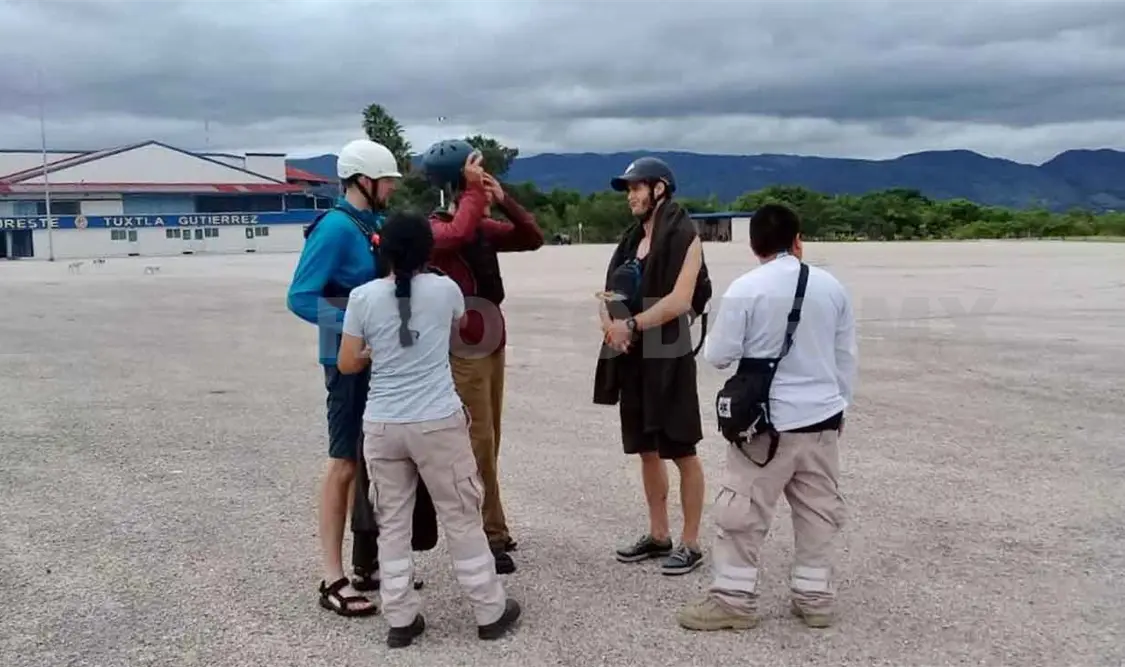 Rescatan a kayakistas en el Cañón La Venta
