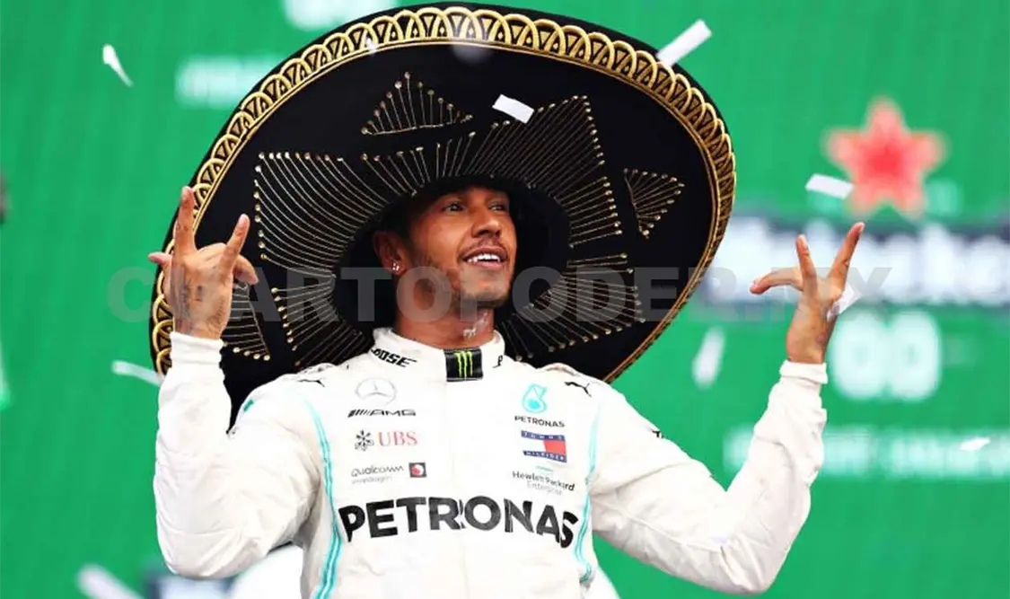 Hamilton conquista el Gran Premio de México