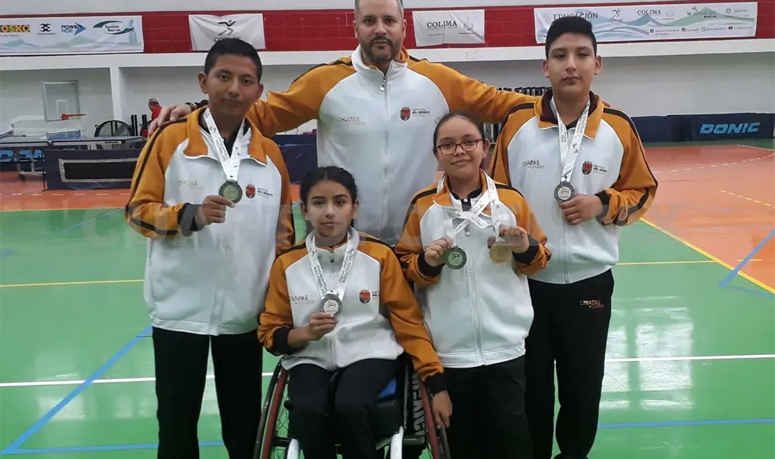 Chiapas cerró la Paralimpiada con 16 medallas